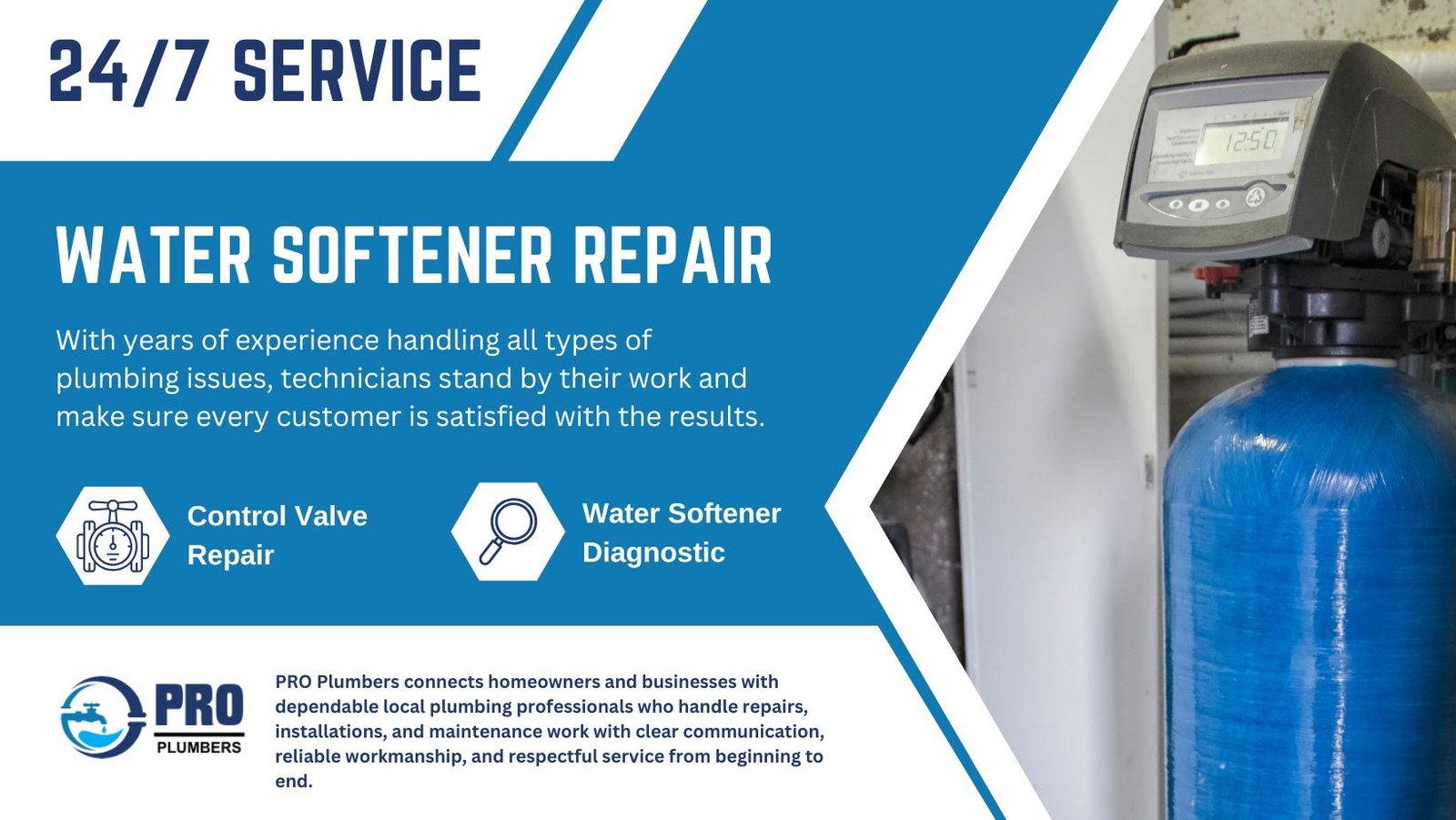 Water softener repair in Pharr, TX